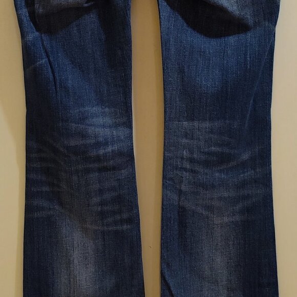 Miss Me Cowhide Fuzzy Flap Back Pockets Bootcut Style JW4292B6 Size 26 - Picture 5 of 9